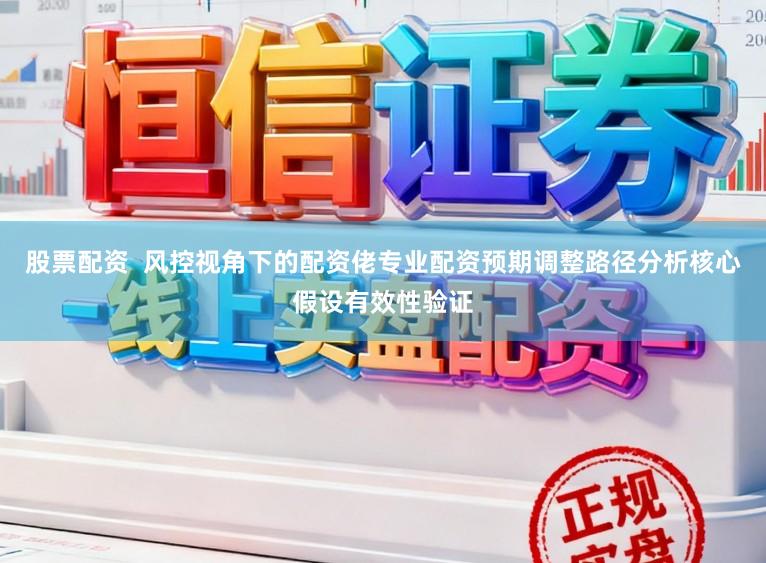 股票配资  风控视角下的配资佬专业配资预期调整路径分析核心假设有效性验证